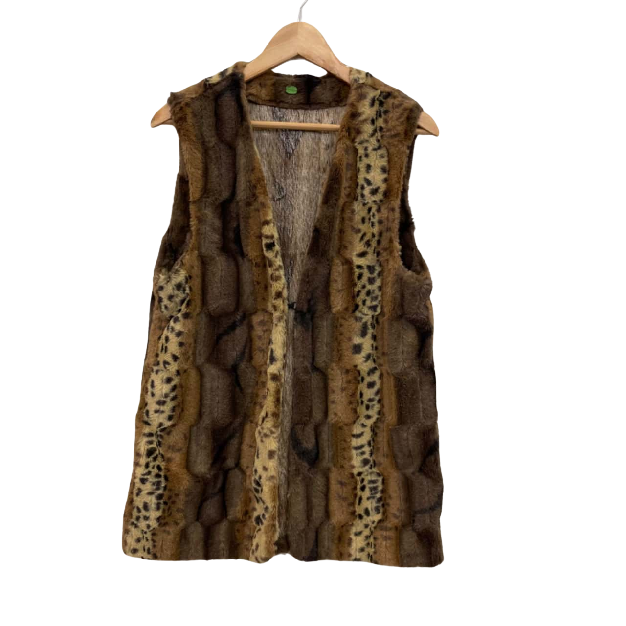 Handmade Womens Animal print Vest