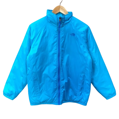 The North Face Kids Bright Blue Puffer Jacket Size XL