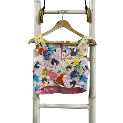 Gorman x Miranda Skoczek Womens  Size 10 Garden Of Eden Sleeveless V-Neck Top