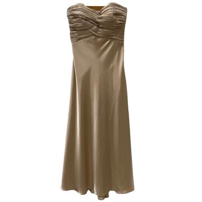 Jessica McClintock Womens Size 10 Formal Dress Champagne 