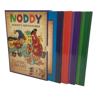 “Noddy’s Adventures” Classic Library by Enid Blyton - 4 classic stories in box set - Hardcover