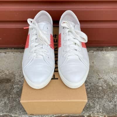 Frankie4 Womens Size 9 White/Coral Elena III Sneakers 