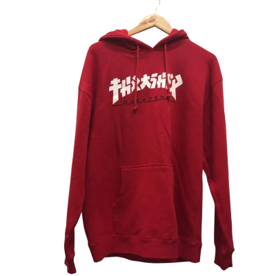 Thrasher Mens  Size L Hoodie Red 