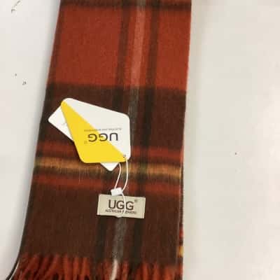 UGG Womens  Size One Size Scarf Burnt Orange / Red 