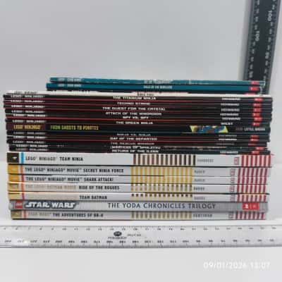 24x Assorted PreOwned Lego Books As Is