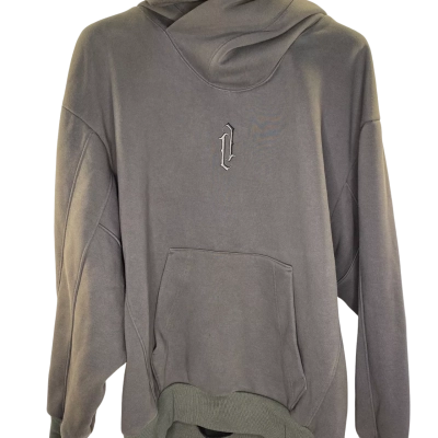 Jiye Ind Mens  Size XL Techwear Hoodie Grey 