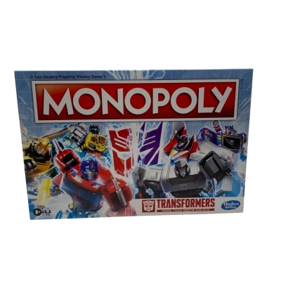 Monopoly Transformers Board Game NEW SEALED