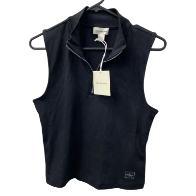 Calvin Klein Jeans Womens  Size M Sleeveless Top Black  