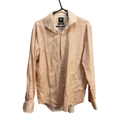 Peter Jackson Mens  Size 44 Long Sleeve Shirt Peach 