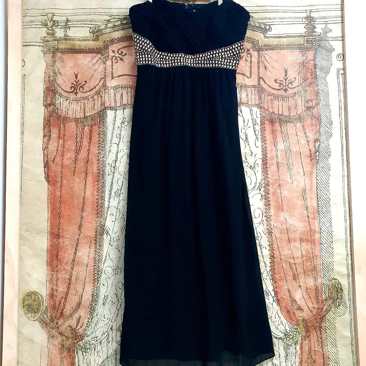 city chic black formal dress