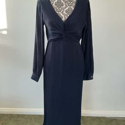 Spicy Sugar Womens  Size 8 Maxi Dress Navy Blue 
