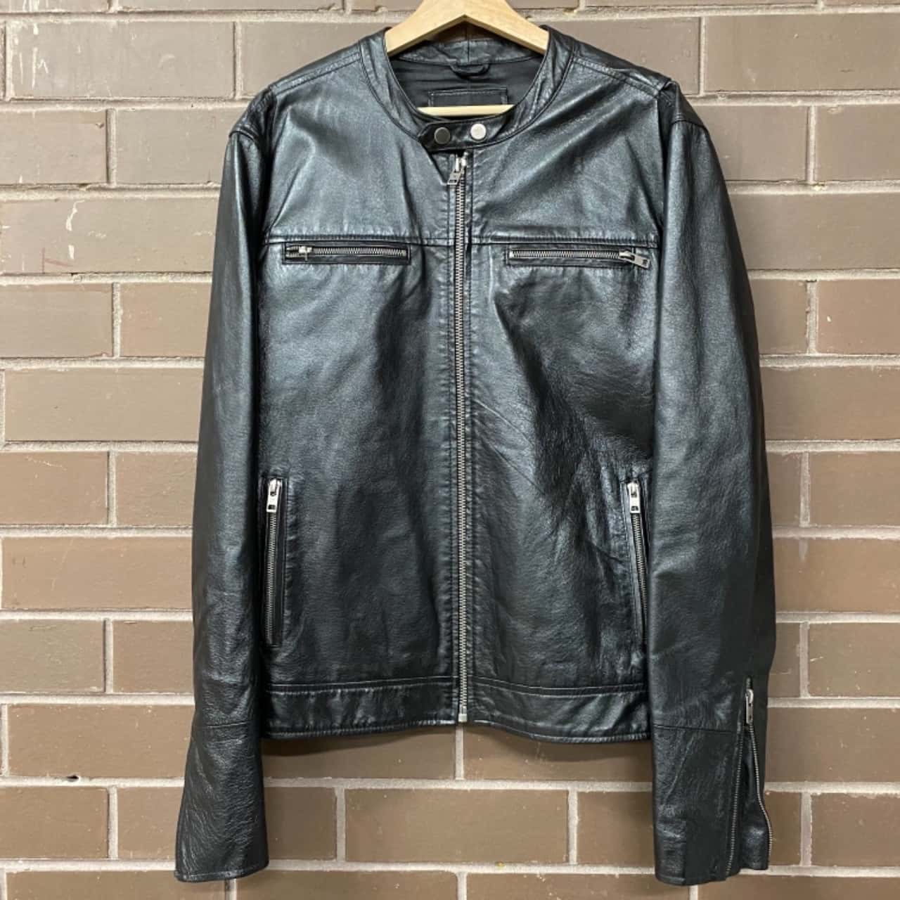 hurley leather jacket