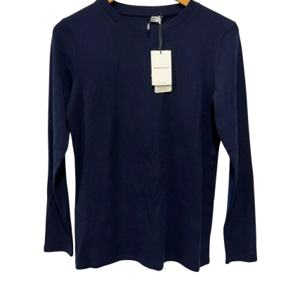 Sportscraft Womens  Size M Merino Wool Jumper Navy Blue 