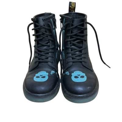 Dr Martens Kids  Size UK 2 Shoes Black  / Blue 