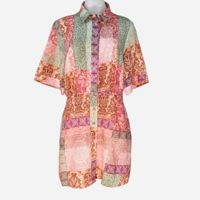 Portmans -  Multicoloured Wayfinder Print (Size 10)