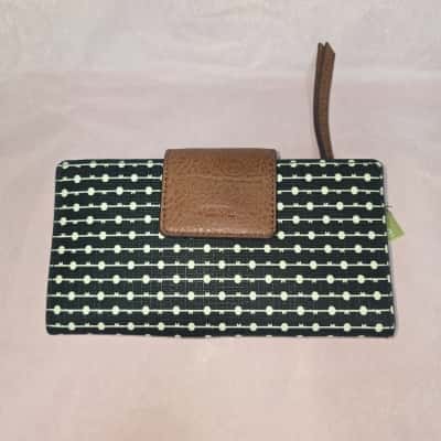 Fossil Womens Wallet Black  / Brown / White 