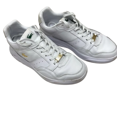 Lacoste - Women's Game Advance Luxe07221saf White & Gold Leather