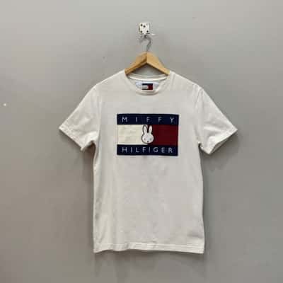 Tommy Hilfiger X Miffy Mens  Size S Short Sleeve T-shirt White 