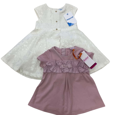 Girls Size 18-24m, two beautiful party dresses with tags on