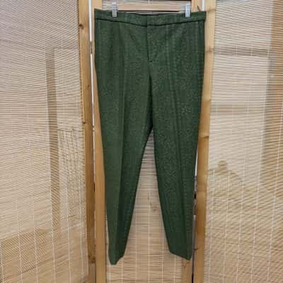 Scanlan Theodore Womens  Size 12 Casual Pants Olive 