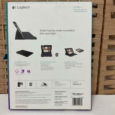 NEW Logitech Type+ Protective Case Integrated Keyboard designed iPad Air2 gift present computer 