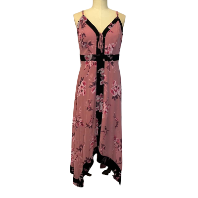 City Chic Womens plus size dress Size 12 / XXS  Floral / Multicoloured / Pattern / Pink  