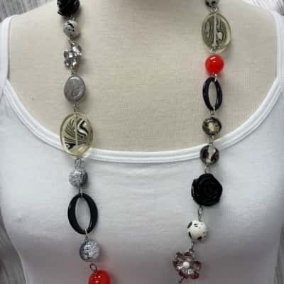 COSTUME Women's Long Necklace Multicoloured 