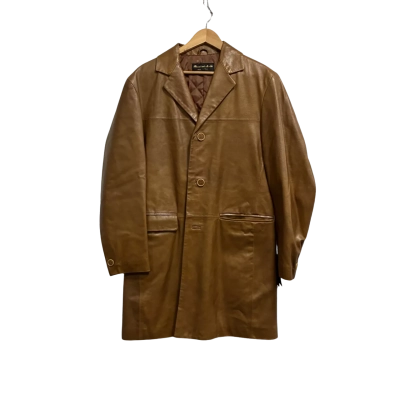 Rosadori Mada x Vera Pelle Men’s Size M Brown Leather Coat