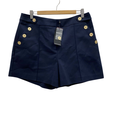 Portmans Women's Shorts Size 14 Navy Blue RRP$70
