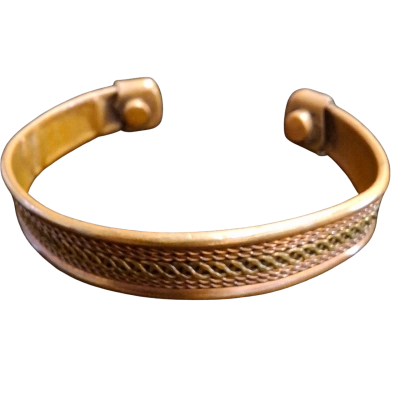  Womens  Copper and Brass Bangle 