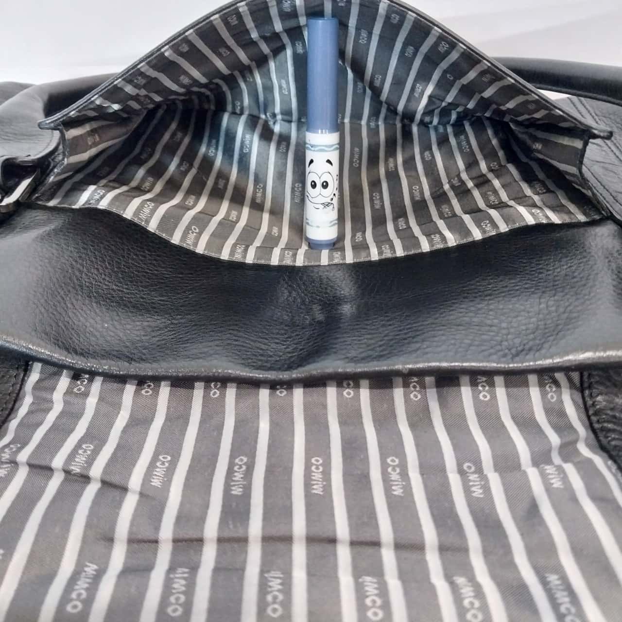 Mimco Women's Handbag/ laptop bag, Black,leather. (s)