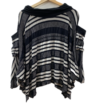 Enzzo Womens Top Size S Black  / Grey 