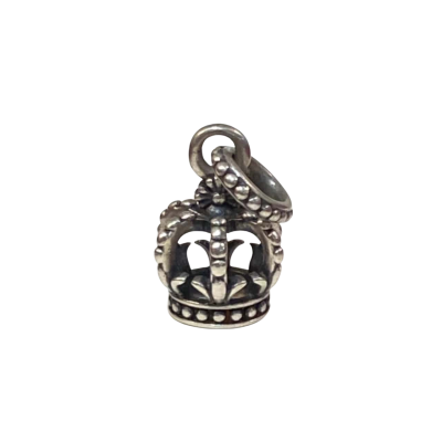 S925 ALE Sliver Crown Bracelet Charm 
