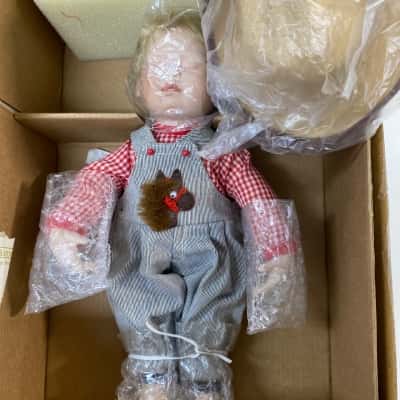 Cowboy doll Ashton Drake Asleep In The Saddle Doll