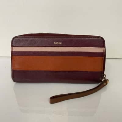 Fossil Emma RFID Large Zip Cluctch