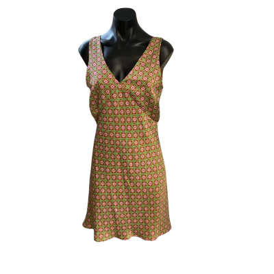 Cotton On Womens  Size S Party Dress Brown / Green / Pink  