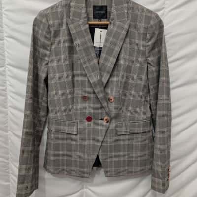 Portmans Womens Checked Blazer - Size 8 
