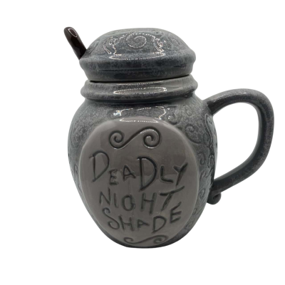 Disney Deadly Night Shade Cup With Spoon 