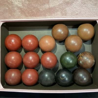 Vintage Snooker Billard Pool Ball x 16