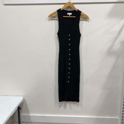 Kookai Womens  Size 0 Sleeveless Dress  Black  