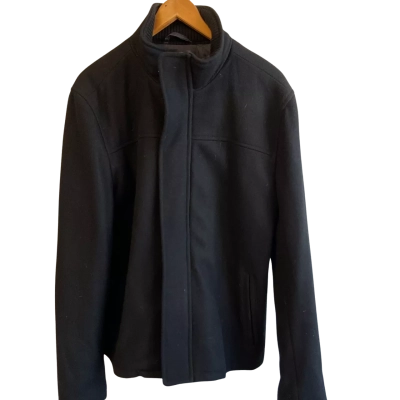 “Gap” Mens Woollen Jacket- Size L Black  