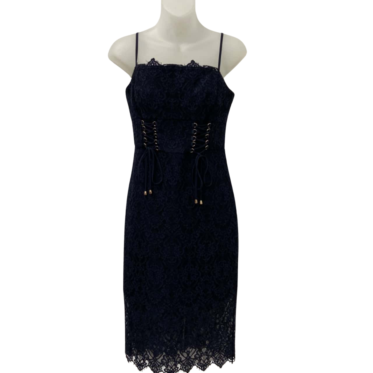 Forever New Womens Size 8 Cocktail Dress Dark Blue