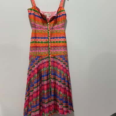 Saloni Womens Dress Size 10 Multicoloured / Pattern 