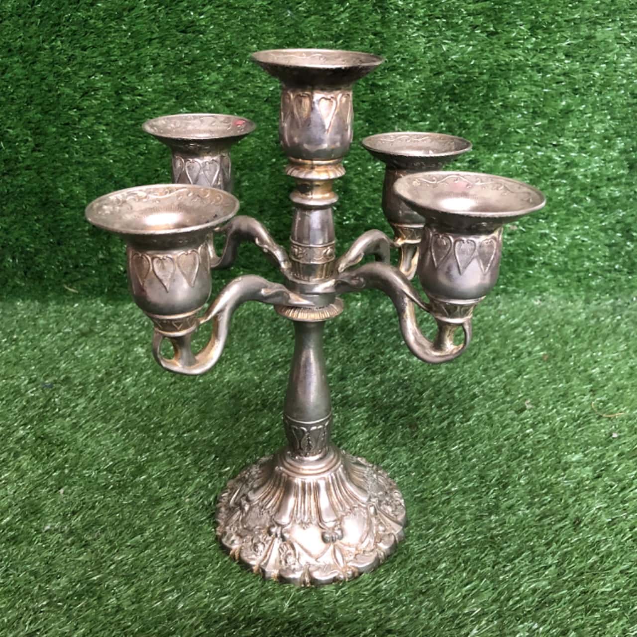 Vintage Silver Candelabra (Silverplate)