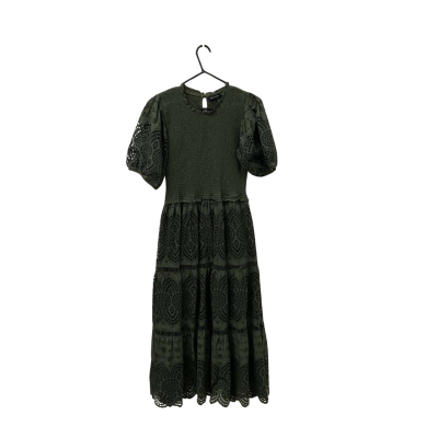 Decjuba Womens  Size 12 Short Sleeve Dress  Green 
