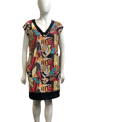 See By Chloé Womens AUS Size 10 Patterned  Mini Dress Multicoloured