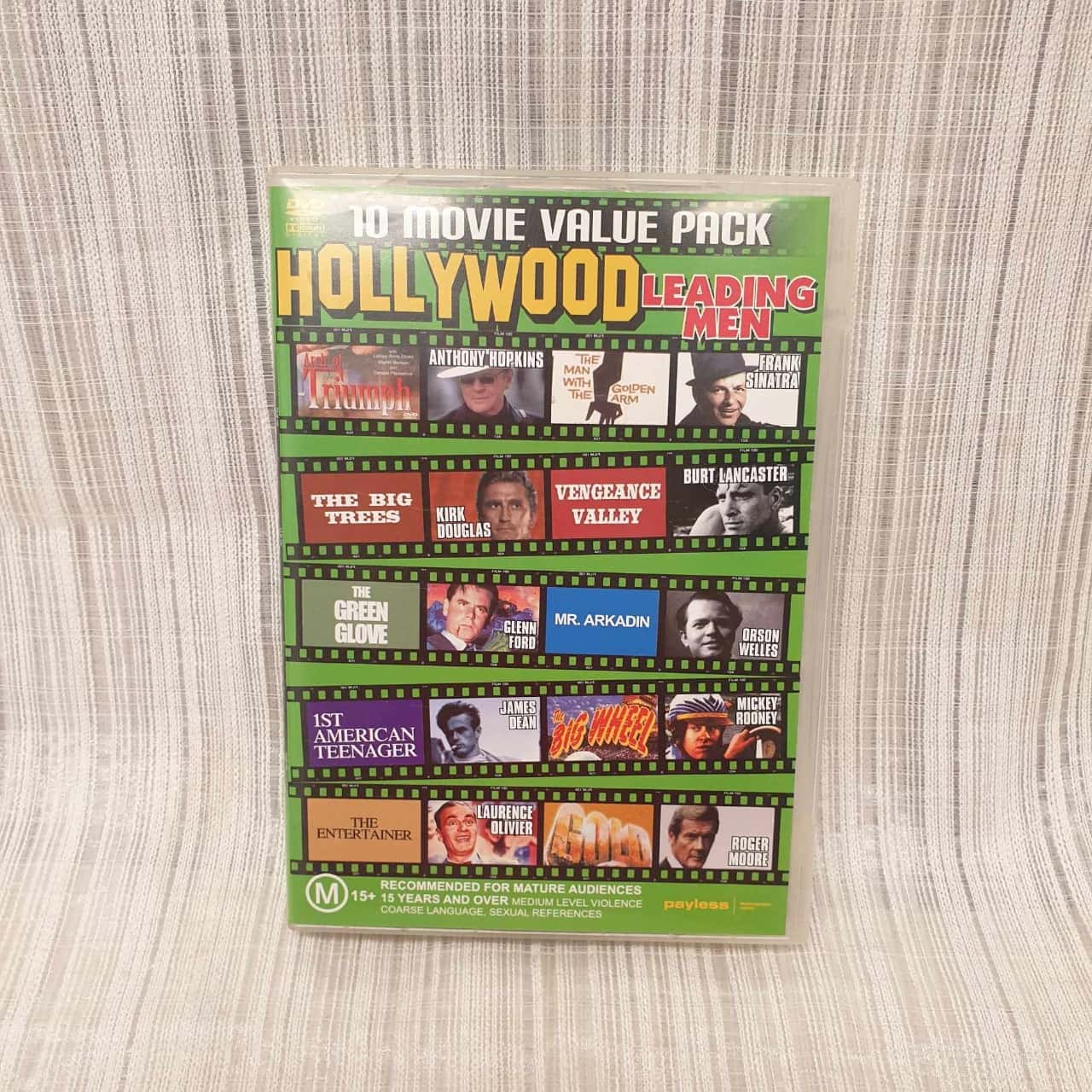 Dvd Values DVDs Movies - Hollywood All Time Greats - Leading Men - 10 Value Movie ...