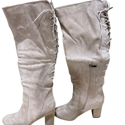 City Chic Womens Perry Knee Boot Colour Stone RRP $119.95 Size 41