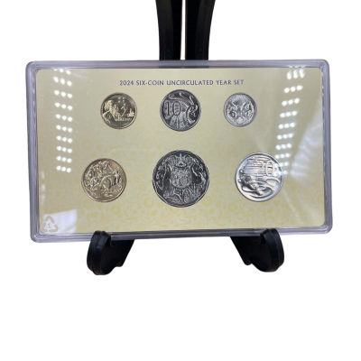 Australian 2024 Uncirculated Coin Set. Change of Monarch. No Cardboard Cover 