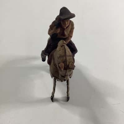German windup horse with cowboy